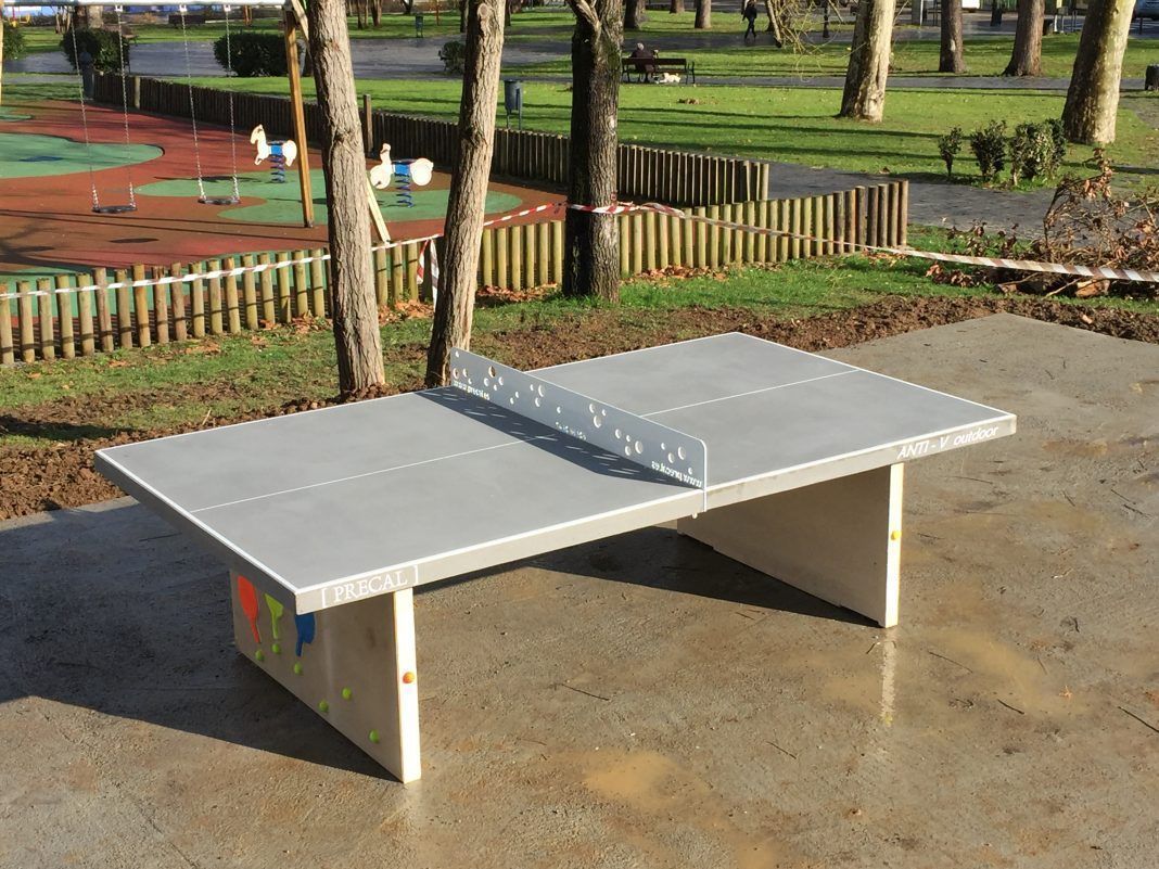 Mesa Ping Pong exterior La Coruña Ping Pong hormigon exterior