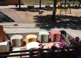 Bancosd e hormigon Punto Aple en colores