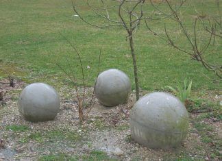 Esfera de de hormigón
