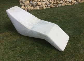 Hormigón blanco model tumbona